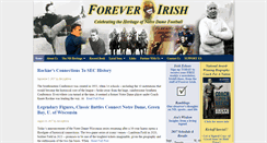 Desktop Screenshot of ndfootballhistory.com